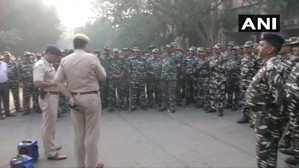 Security tightened outside the Supreme Court. (ANI)