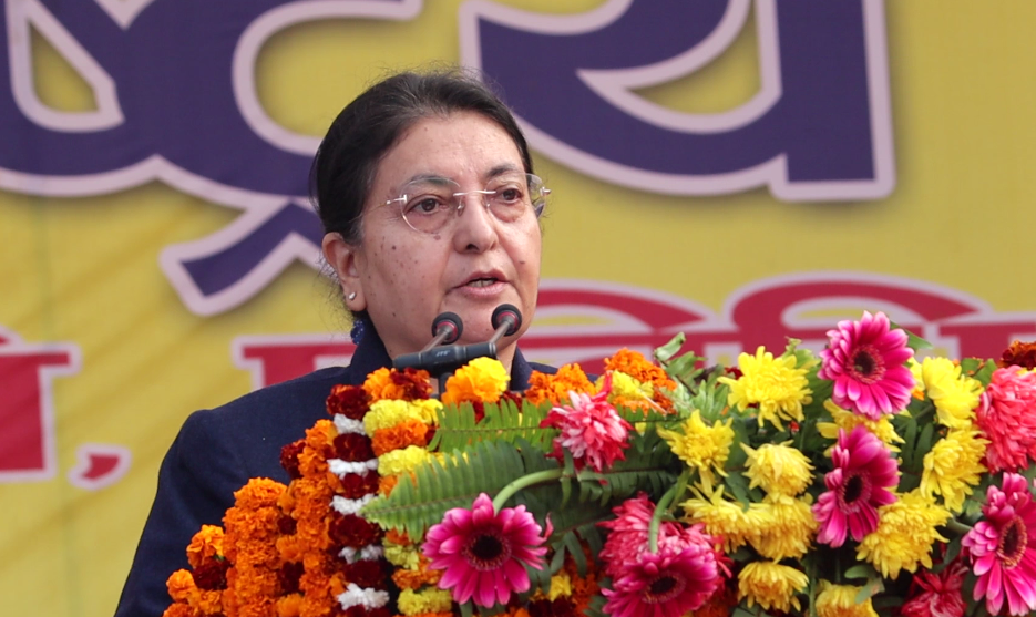 President Bhandari terms entrepreneurs, farmers as backbone for country